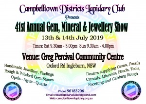 Campbelltown Lapidary Gem Exhibition Show 